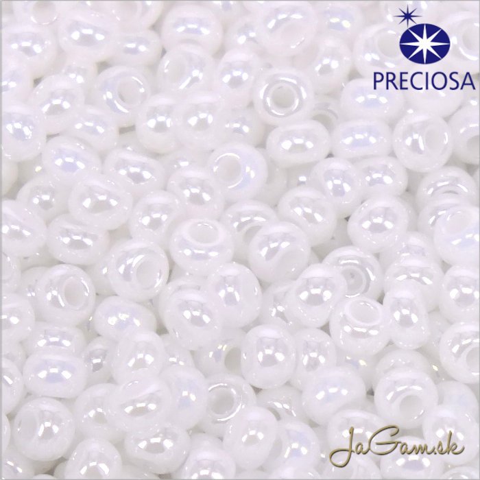 Rokajl Preciosa 10/0 Biela sfinx č.46102-25g (PR10049)
